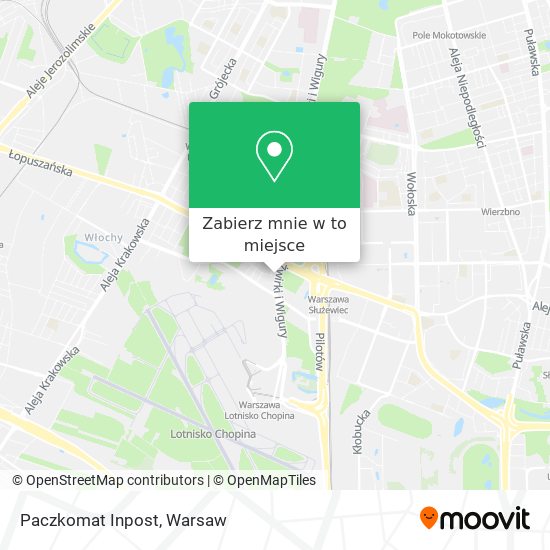 Mapa Paczkomat Inpost