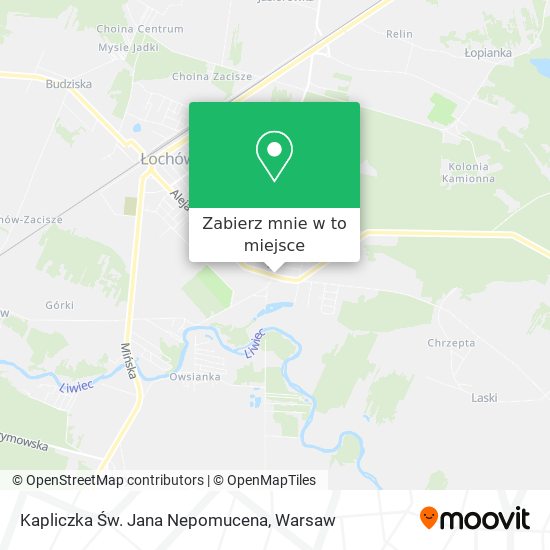 Mapa Kapliczka Św. Jana Nepomucena