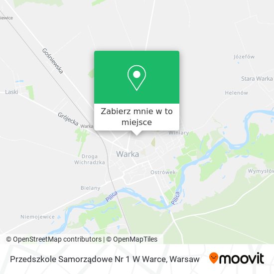 Mapa Przedszkole Samorządowe Nr 1 W Warce