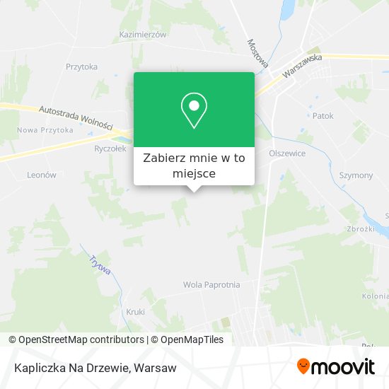 Mapa Kapliczka Na Drzewie