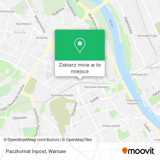 Mapa Paczkomat Inpost