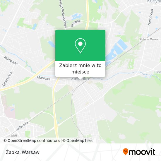 Mapa Żabka