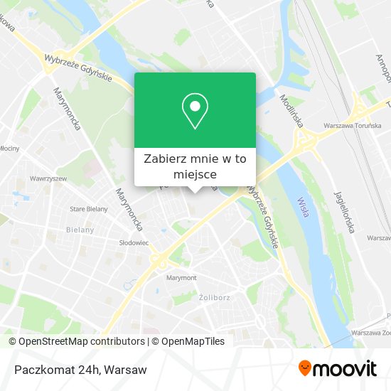 Mapa Paczkomat 24h