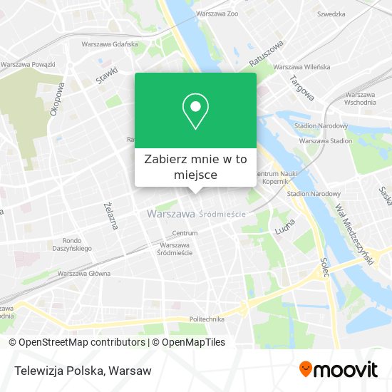 Mapa Telewizja Polska