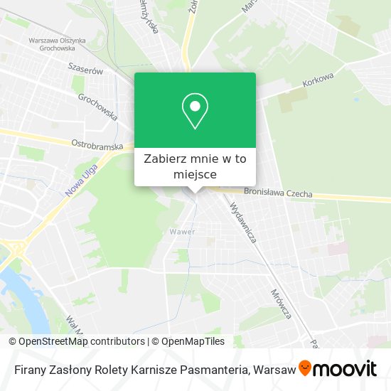 Mapa Firany Zasłony Rolety Karnisze Pasmanteria