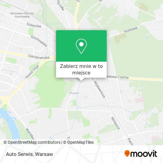 Mapa Auto Serwis