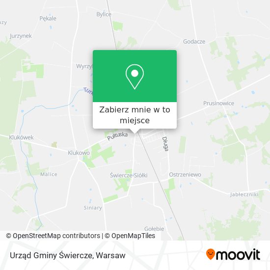 Mapa Urząd Gminy Świercze