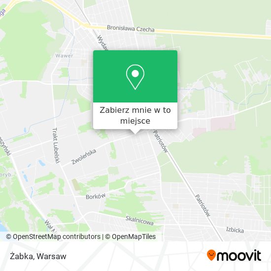 Mapa Żabka