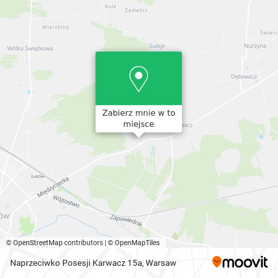 Mapa Naprzeciwko Posesji Karwacz 15a