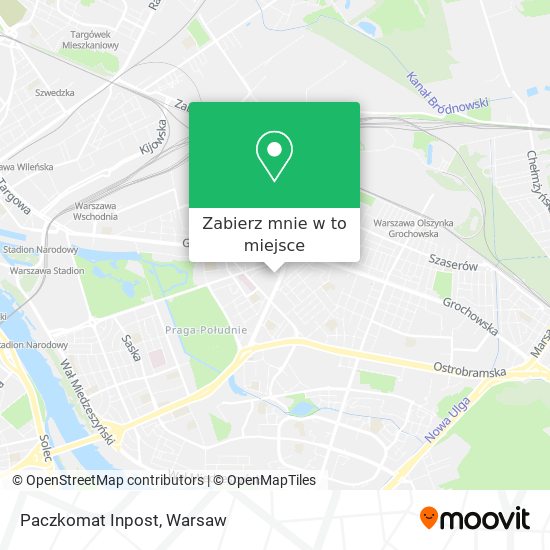 Mapa Paczkomat Inpost