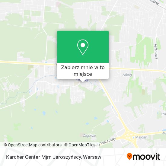 Mapa Karcher Center Mjm Jaroszyńscy