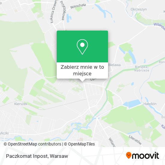 Mapa Paczkomat Inpost