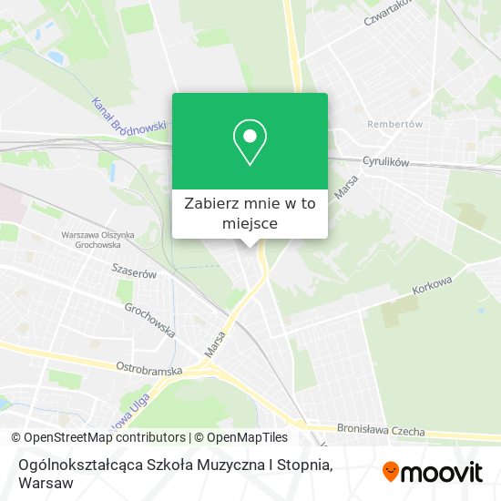 Mapa Ogólnokształcąca Szkoła Muzyczna I Stopnia