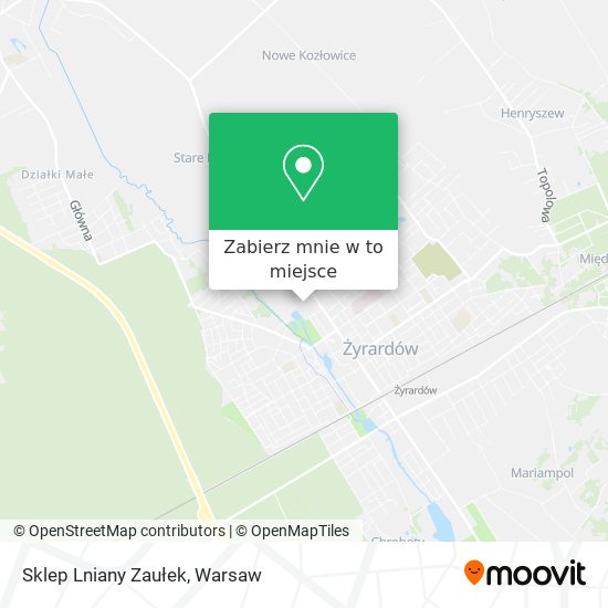 Mapa Sklep Lniany Zaułek