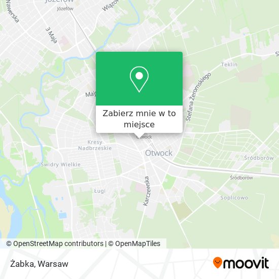 Mapa Żabka