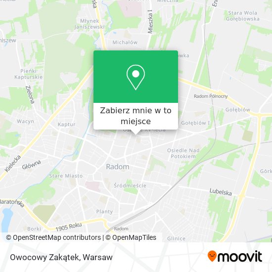 Mapa Owocowy Zakątek