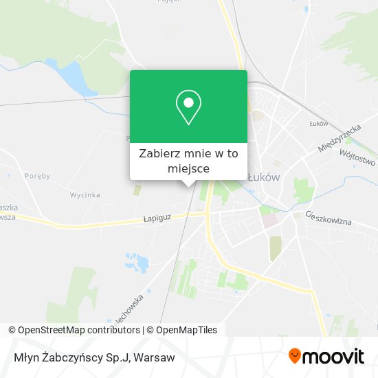 Mapa Młyn Żabczyńscy Sp.J