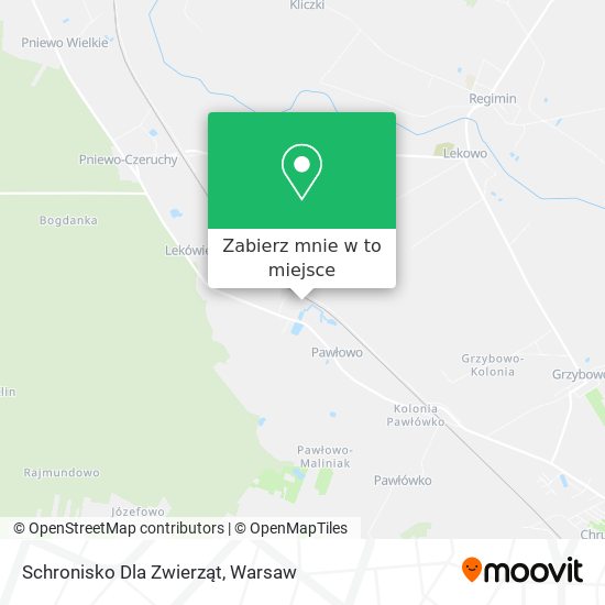 Mapa Schronisko Dla Zwierząt