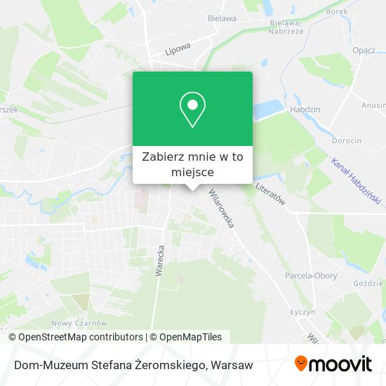 Mapa Dom-Muzeum Stefana Żeromskiego