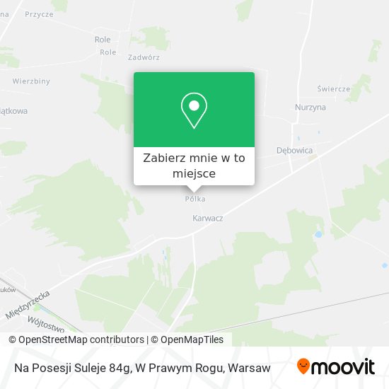 Mapa Na Posesji Suleje 84g, W Prawym Rogu