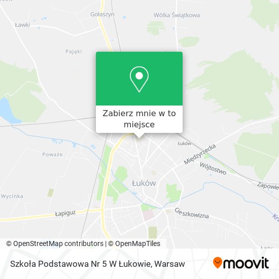 Mapa Szkoła Podstawowa Nr 5 W Łukowie