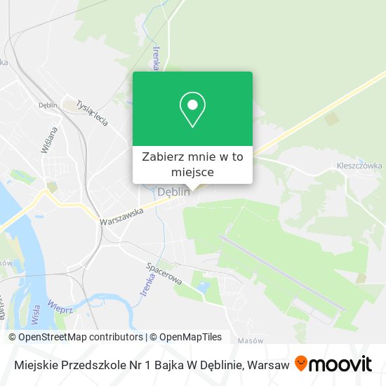 Mapa Miejskie Przedszkole Nr 1 Bajka W Dęblinie