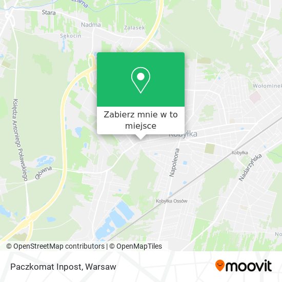 Mapa Paczkomat Inpost