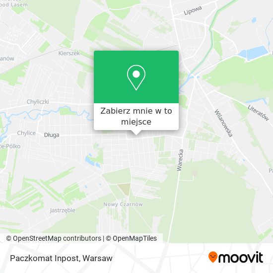 Mapa Paczkomat Inpost