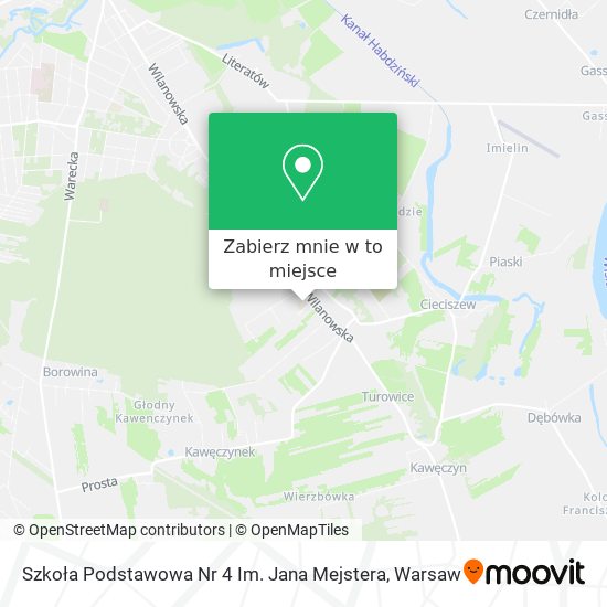 Mapa Szkoła Podstawowa Nr 4 Im. Jana Mejstera