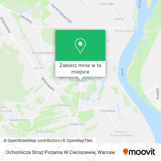 Mapa Ochotnicza Straż Pożarna W Cieciszewie