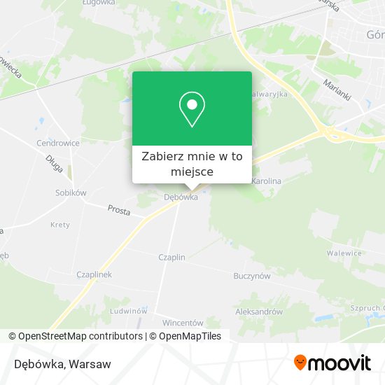 Mapa Dębówka