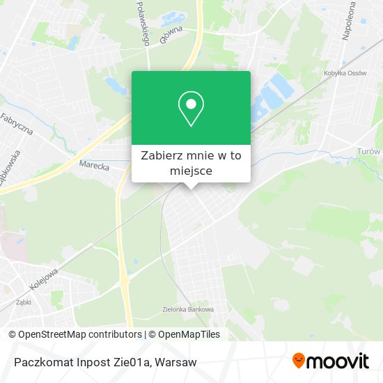 Mapa Paczkomat Inpost Zie01a