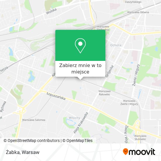 Mapa Żabka