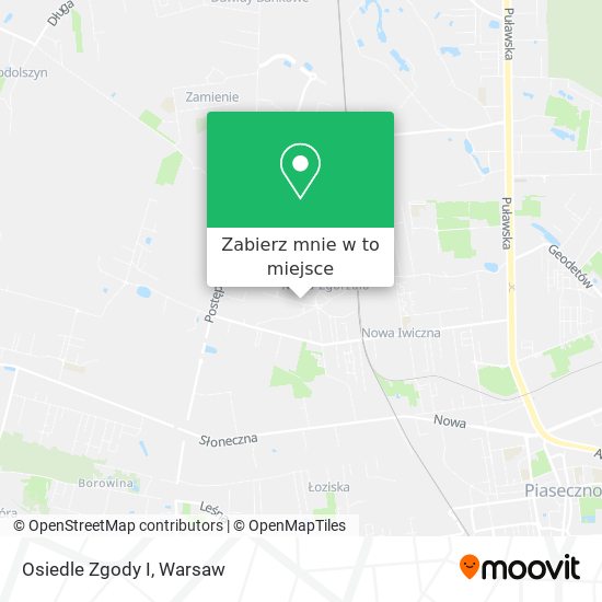 Mapa Osiedle Zgody I