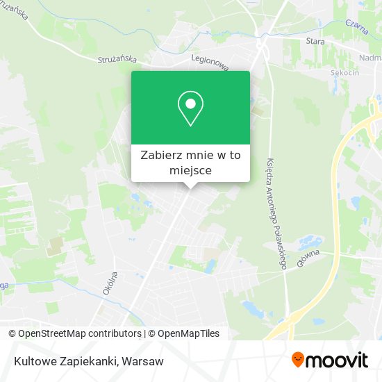 Mapa Kultowe Zapiekanki