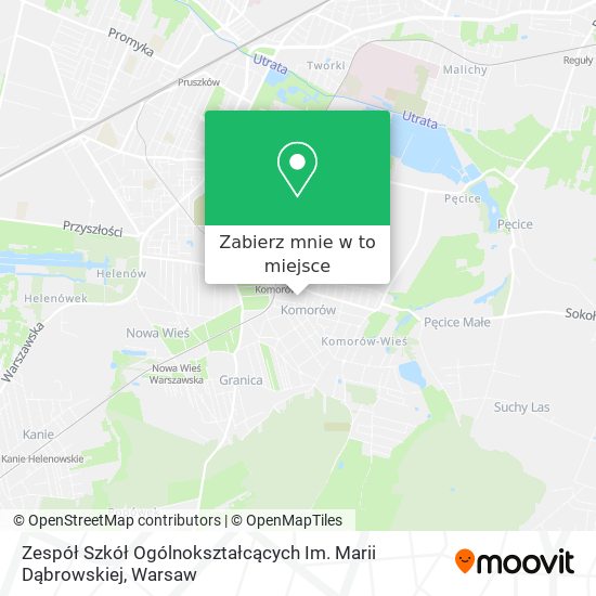 Mapa Zespół Szkół Ogólnokształcących Im. Marii Dąbrowskiej