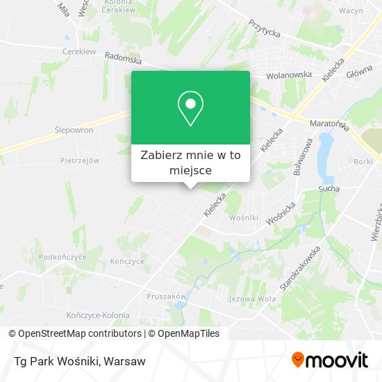 Mapa Tg Park Wośniki