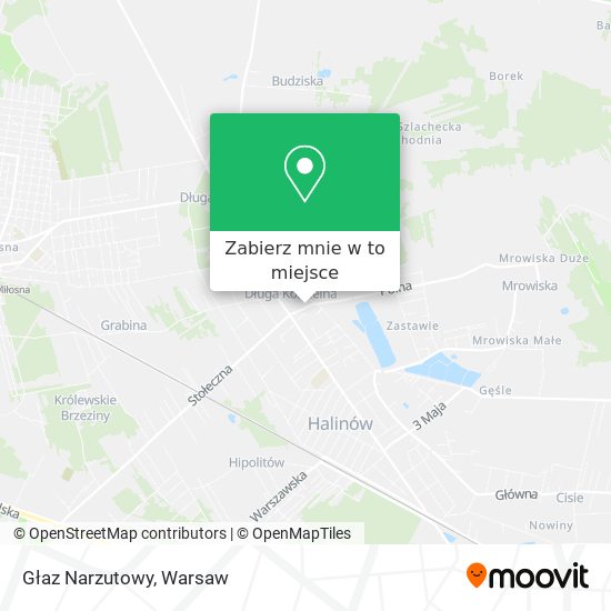 Mapa Głaz Narzutowy