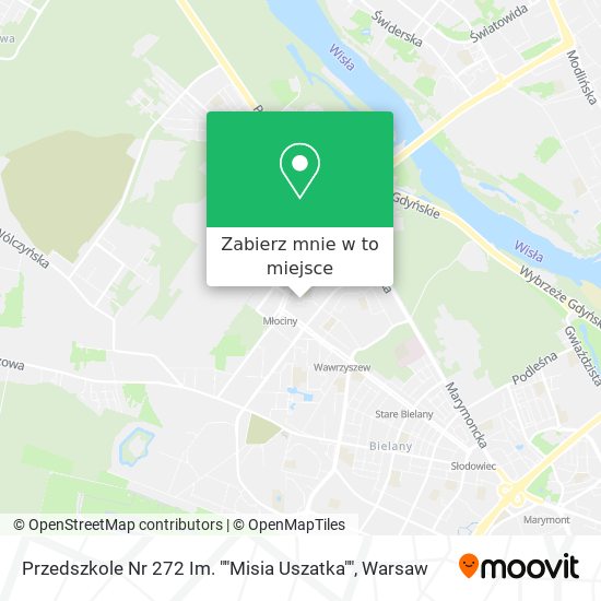 Mapa Przedszkole Nr 272 Im. ""Misia Uszatka""