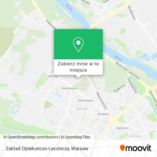 Mapa Zakład Opiekuńczo-Leczniczy