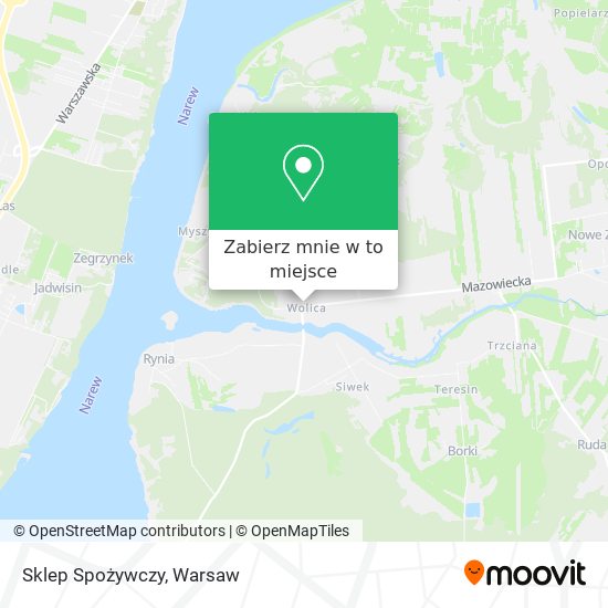 Mapa Sklep Spożywczy