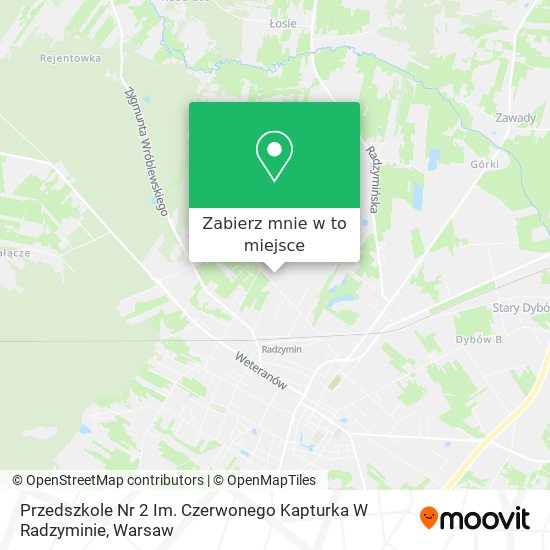 Mapa Przedszkole Nr 2 Im. Czerwonego Kapturka W Radzyminie