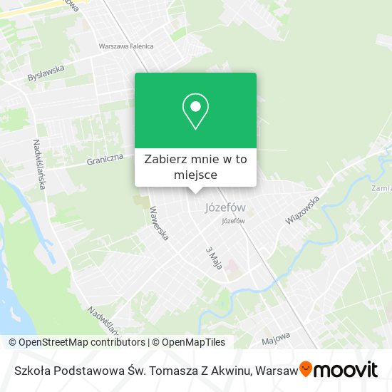 Mapa Szkoła Podstawowa Św. Tomasza Z Akwinu