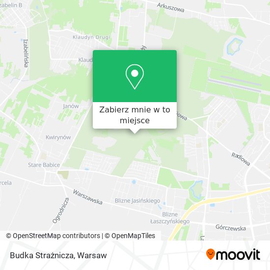 Mapa Budka Strażnicza