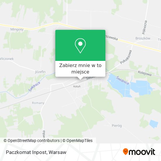 Mapa Paczkomat Inpost