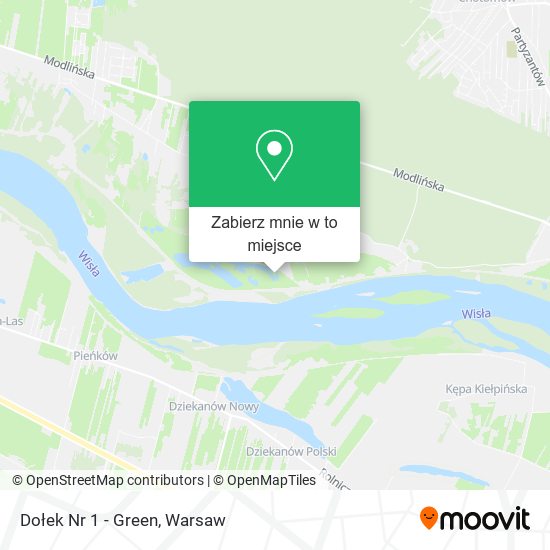 Mapa Dołek Nr 1 - Green