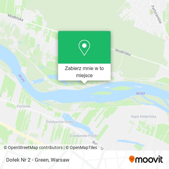 Mapa Dołek Nr 2 - Green