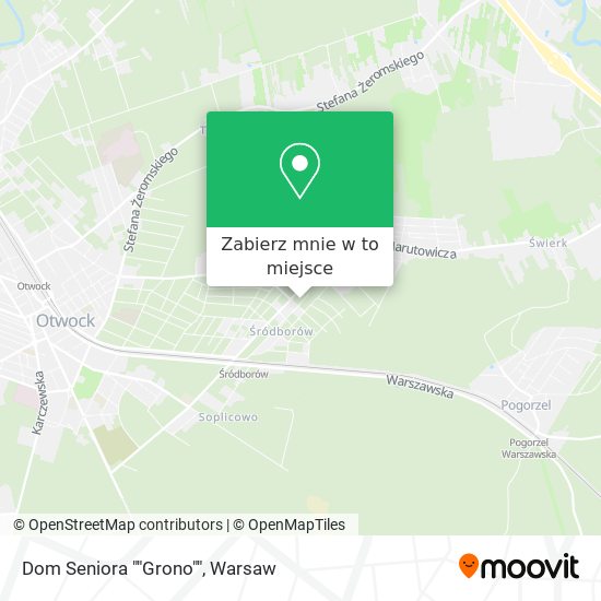 Mapa Dom Seniora ""Grono""