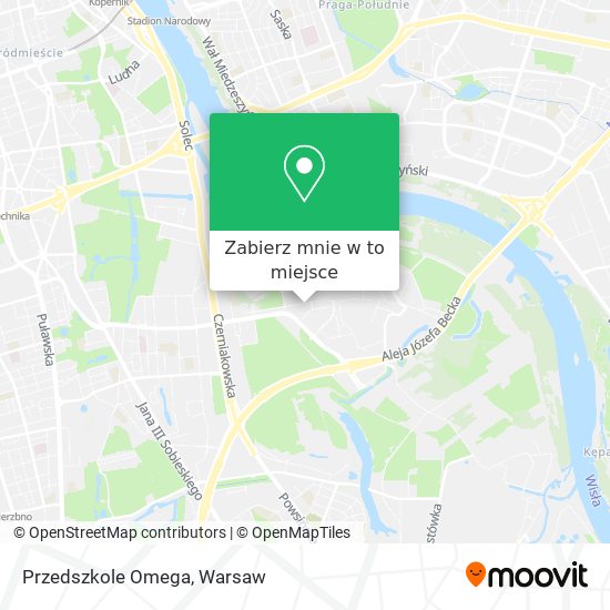 Mapa Przedszkole Omega