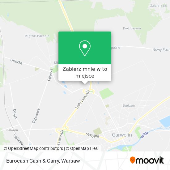 Mapa Eurocash Cash & Carry